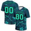 Custom Green Graffiti Pattern Green Personalized Authentic Football Jersey FBJ02-bc0fab8