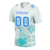 Custom White Graffiti Pattern Blue Personalized Authentic Football Jersey FBJ02-bc0facd