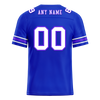 Custom Blue Graffiti Pattern White Personalized Authentic Football Jersey FBJ02-bc0fade