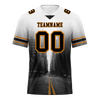 Custom White Black Graffiti Pattern Black Personalized Authentic Football Jersey FBJ02-bc0fad9