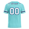 Custom Aqua Graffiti Pattern White Personalized Authentic Football Jersey FBJ02-bc0fae0