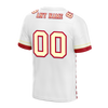 Custom White Red 3D Pattern Yellow Personalized Authentic Football Jersey FBJ02-bc0faea