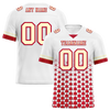 Custom White Red 3D Pattern Yellow Personalized Authentic Football Jersey FBJ02-bc0faea