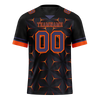 Custom Black Orange 3D Pattern Purple Personalized Authentic Football Jersey FBJ02-bc0faed