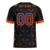 Custom Black Orange 3D Pattern Purple Personalized Authentic Football Jersey FBJ02-bc0faed