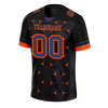 Custom Black Orange 3D Pattern Purple Personalized Authentic Football Jersey FBJ02-bc0faed