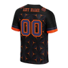 Custom Black Orange 3D Pattern Purple Personalized Authentic Football Jersey FBJ02-bc0faed