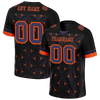 Custom Black Orange 3D Pattern Purple Personalized Authentic Football Jersey FBJ02-bc0faed