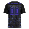 Custom Black 3D Pattern Purple Personalized Authentic Football Jersey FBJ02-bc0faef