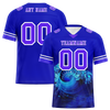 Custom Blue 3D Pattern Purple Personalized Authentic Football Jersey FBJ02-bc0fae7