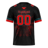 Custom Black 3D Pattern Red Personalized Authentic Football Jersey FBJ02-bc0faf0