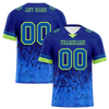 Custom Blue 3D Pattern Blue Personalized Authentic Football Jersey FBJ02-bc0fafb