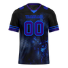 Custom Black 3D Pattern Purple Personalized Authentic Football Jersey FBJ02-bc0fafe