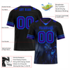 Custom Black 3D Pattern Purple Personalized Authentic Football Jersey FBJ02-bc0fafe