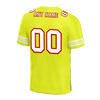 Custom Yellow Tie Dye White Personalized Authentic Football Jersey FBJ02-bc0fa7c