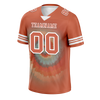 Custom Orange Tie Dye Orange Personalized Authentic Football Jersey FBJ02-bc0fa7d