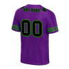 Custom Purple Tie Dye Black Personalized Authentic Football Jersey FBJ02-bc0fa8e