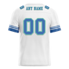 Custom White Tie Dye Aqua Personalized Authentic Football Jersey FBJ02-bc0fa8f