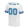 Custom White Tie Dye Aqua Personalized Authentic Football Jersey FBJ02-bc0fa8f