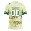 Custom Yellow Hawaii White Personalized Authentic Football Jersey FBJ02-bc0fa89