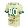 Custom Yellow Hawaii White Personalized Authentic Football Jersey FBJ02-bc0fa89