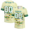 Custom Yellow Hawaii White Personalized Authentic Football Jersey FBJ02-bc0fa89