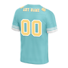 Custom Aqua Hawaii Yellow Personalized Authentic Football Jersey FBJ02-bc0fa9e