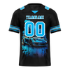 Custom Black Drift Fashion Aqua Personalized Authentic Football Jersey FBJ02-bc0fb0a