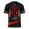 Custom Black Red Drift Fashion Black Personalized Authentic Football Jersey FBJ02-bc0fb0d