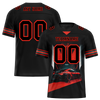 Custom Black Red Drift Fashion Black Personalized Authentic Football Jersey FBJ02-bc0fb0d