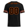 Custom Black Orange Drift Fashion Black Personalized Authentic Football Jersey FBJ02-bc0fb0e