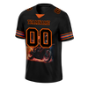 Custom Black Orange Drift Fashion Black Personalized Authentic Football Jersey FBJ02-bc0fb0e