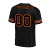 Custom Black Orange Drift Fashion Black Personalized Authentic Football Jersey FBJ02-bc0fb0e