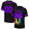 Custom Black Drift Fashion Purple Personalized Authentic Football Jersey FBJ02-bc0fb08