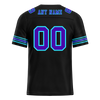 Custom Black Aqua Drift Fashion Purple Personalized Authentic Football Jersey FBJ02-bc0fb09