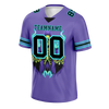 Custom Purple Skull Fashion Black Personalized Authentic Football Jersey FBJ02-bc0fbad