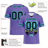 Custom Purple Skull Fashion Black Personalized Authentic Football Jersey FBJ02-bc0fbad