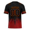 Custom Black Brown Skull Fashion Black Personalized Authentic Football Jersey FBJ02-bc0fba7