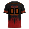 Custom Black Brown Skull Fashion Black Personalized Authentic Football Jersey FBJ02-bc0fba7