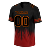 Custom Black Brown Skull Fashion Black Personalized Authentic Football Jersey FBJ02-bc0fba7