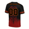 Custom Black Brown Skull Fashion Black Personalized Authentic Football Jersey FBJ02-bc0fba7