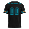 Custom Black Skull Fashion Aqua Personalized Authentic Football Jersey FBJ02-bc0fba9