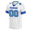 Custom White Skull Fashion Aqua Personalized Authentic Football Jersey FBJ02-bc0fbba