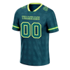 Custom Green Skull Fashion Aqua Personalized Authentic Football Jersey FBJ02-bc0fbb7