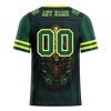 Custom Green Skull Fashion Green Personalized Authentic Football Jersey FBJ02-bc0fbb9