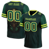 Custom Green Skull Fashion Green Personalized Authentic Football Jersey FBJ02-bc0fbb9