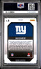 Graded 2024 Panini Prizm Malik Nabers #6 Emergent Green Ice Rookie RC Football Card PSA 10 Gem Mint