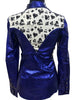 Girls Royal Flush Pearl Snap Rodeo Shirt by Neon Spur