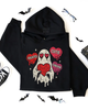 Haunted cutie hoodie by Madness & Mayhem LLC
