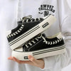 Women’s Platform Canvas Chunky Sneakers – Height Increasing Trainers by FitiqueFit